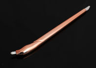 Champagne Disposable Microblading Pen For PMU Eyebrows And Training Eccentric Tools